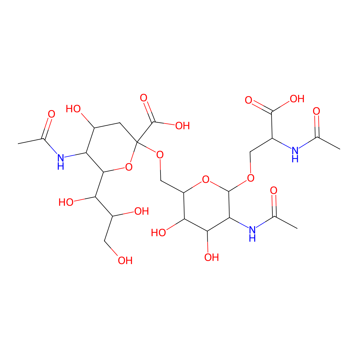 STn Epitope N-Acetate molecular structure, CAS 385398-89-0