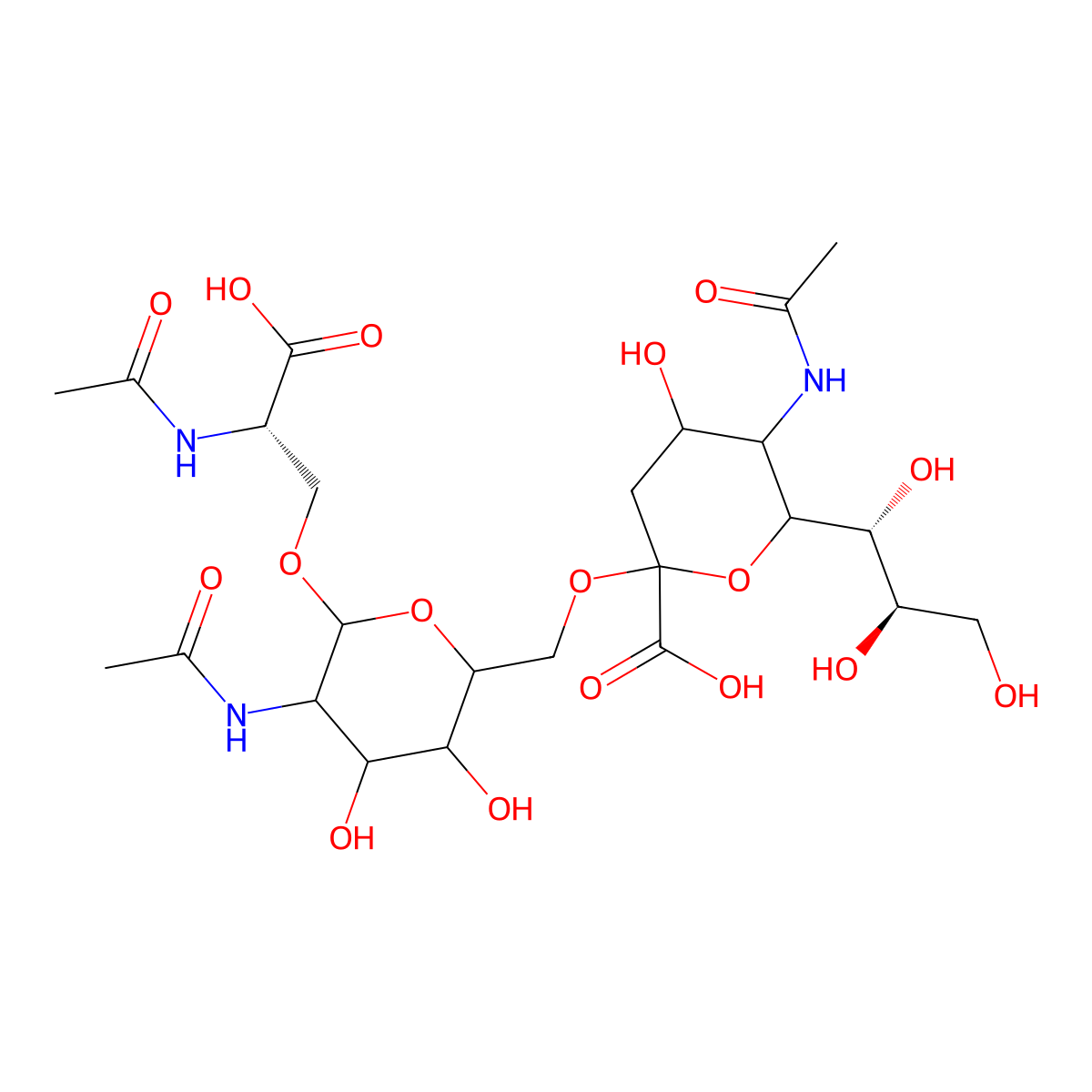 STn Epitope N-Acetate molecular structure, CAS 385398-89-0