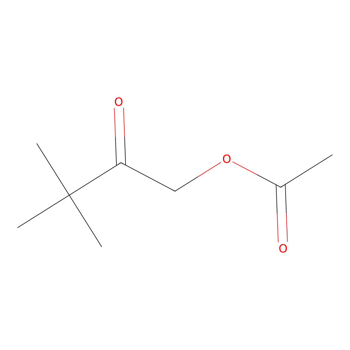 3,3-Dimethyl-2-oxobutyl acetate molecular structure, CAS 38559-25-0