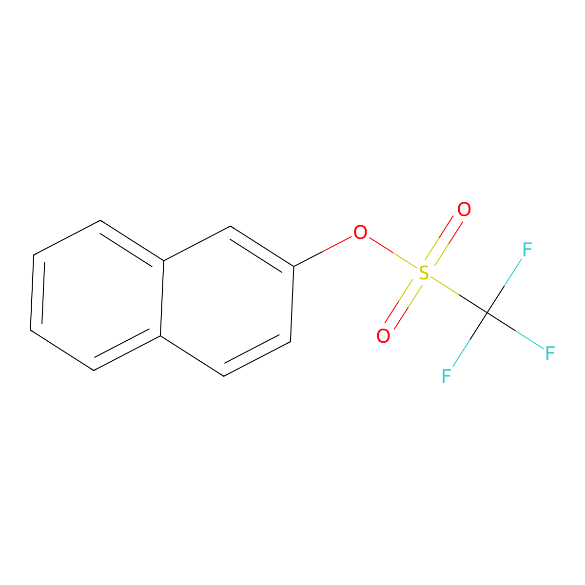 2-Naphthyl Trifluoromethanesulfonate molecular structure, CAS 3857-83-8
