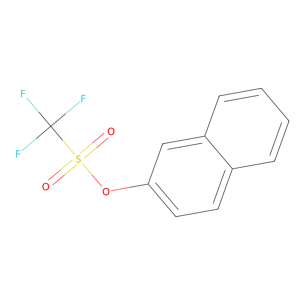 2-Naphthyl Trifluoromethanesulfonate molecular structure, CAS 3857-83-8
