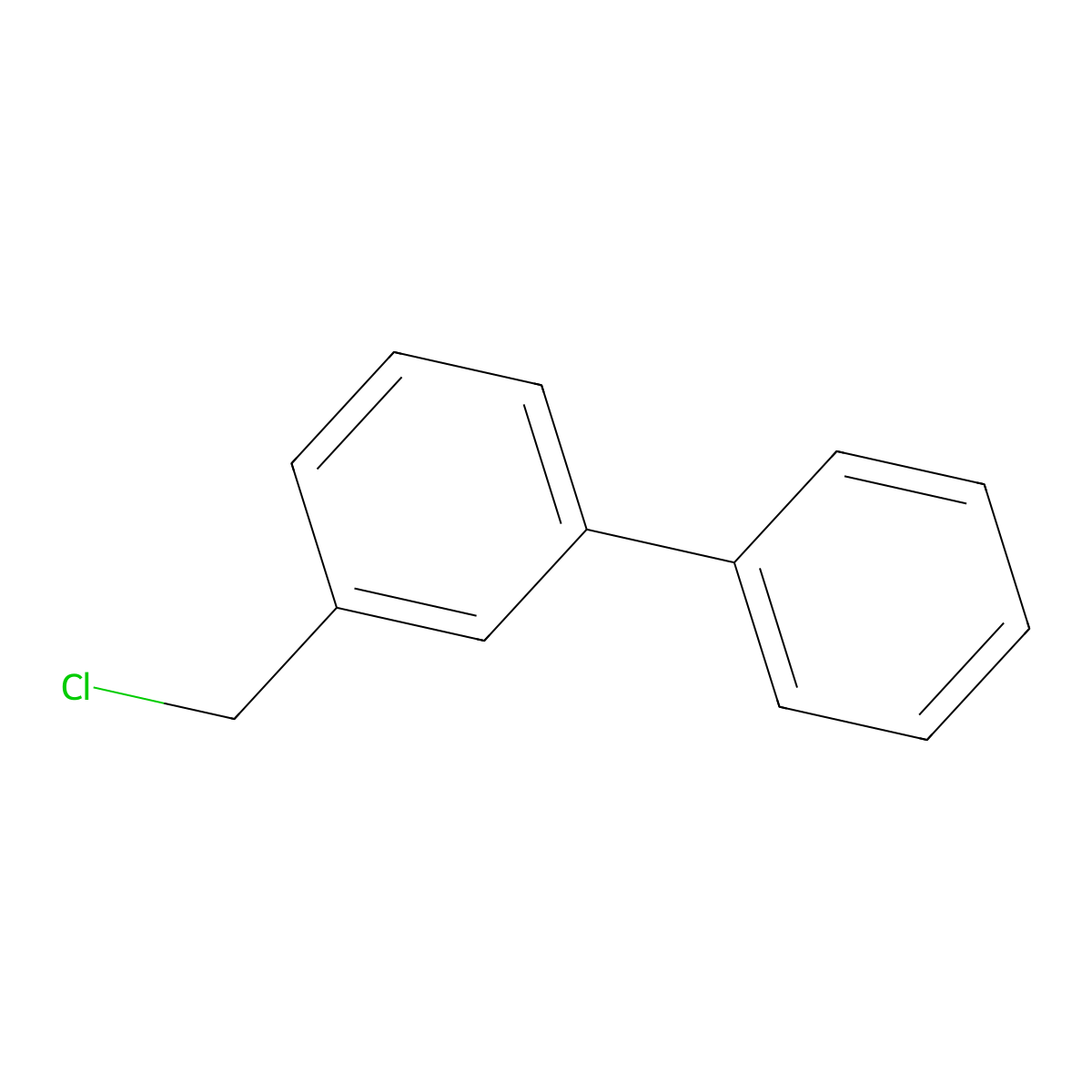 3-(Chloromethyl)-1,1'-biphenyl molecular structure, CAS 38580-82-4