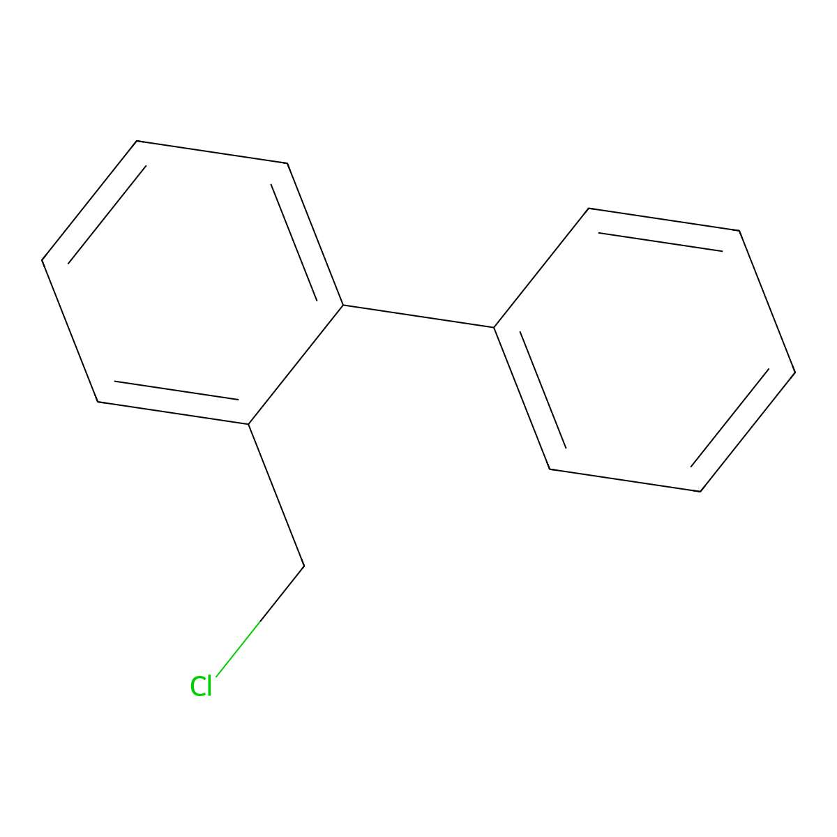 2-(Chloromethyl)-1,1'-biphenyl molecular structure, CAS 38580-83-5