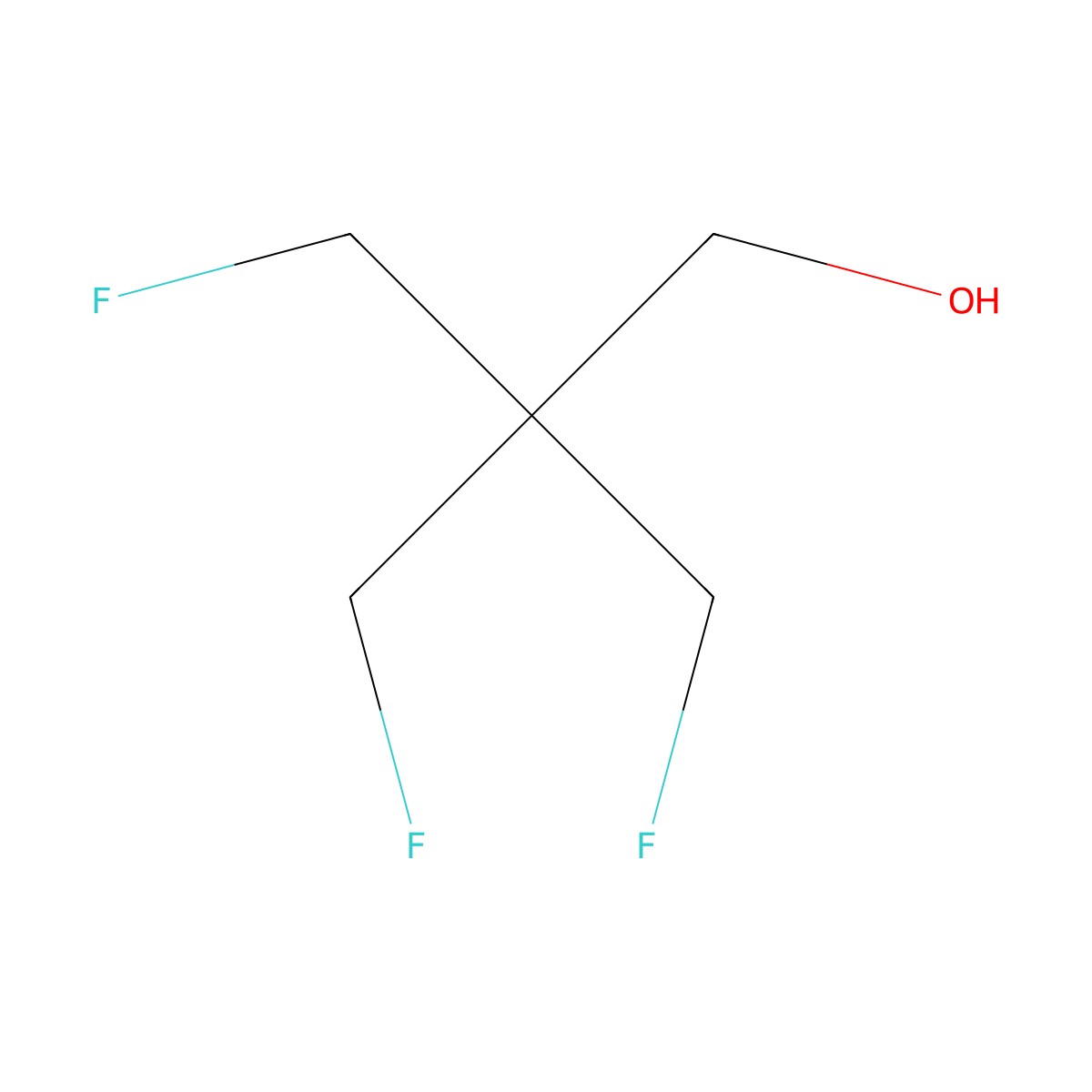 3-Fluoro-2,2-bis(fluoromethyl)propan-1-ol molecular structure, CAS 38588-63-5