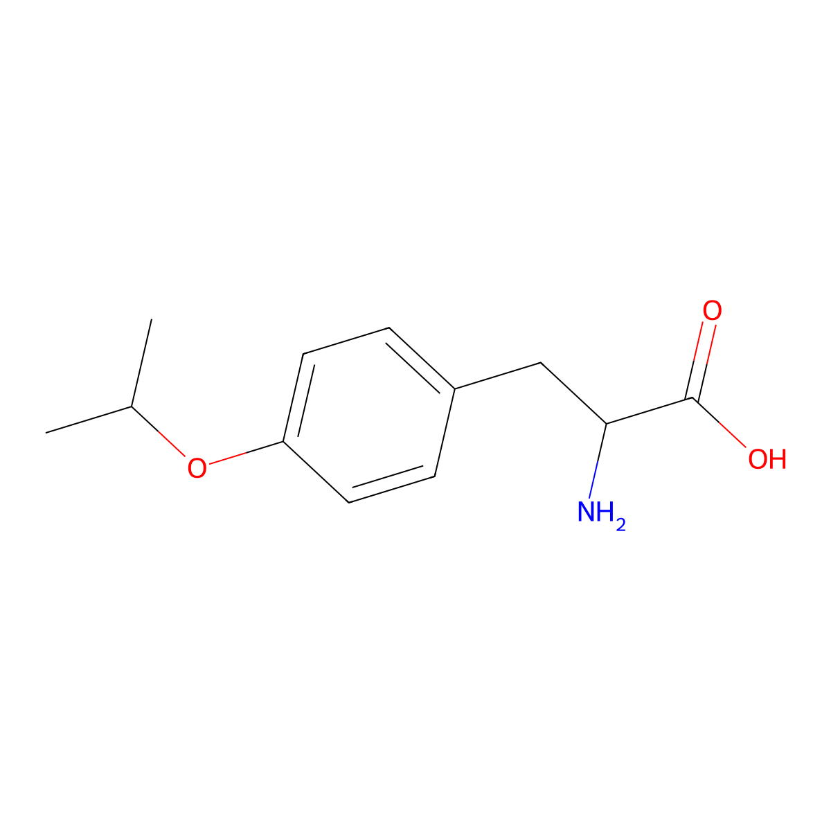 O-Propan-2-yl-L-tyrosine molecular structure, CAS 38589-88-7