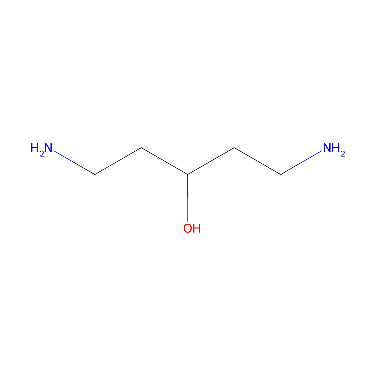 3-Hydroxycadaverine molecular structure, CAS 38595-00-5
