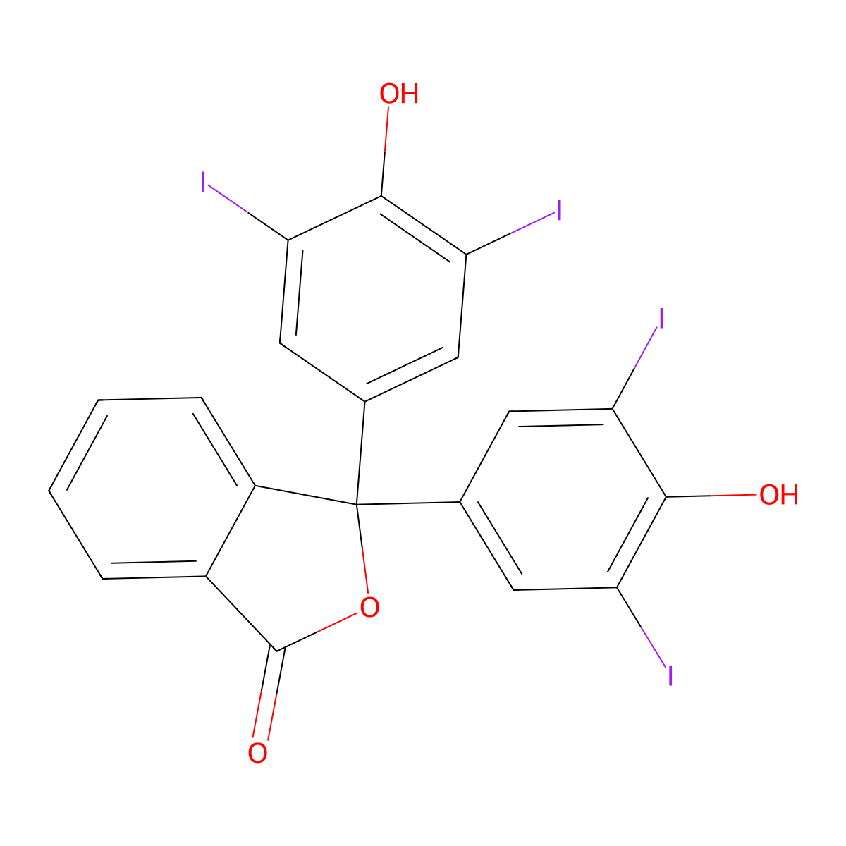 Iodophthalein molecular structure, CAS 386-17-4
