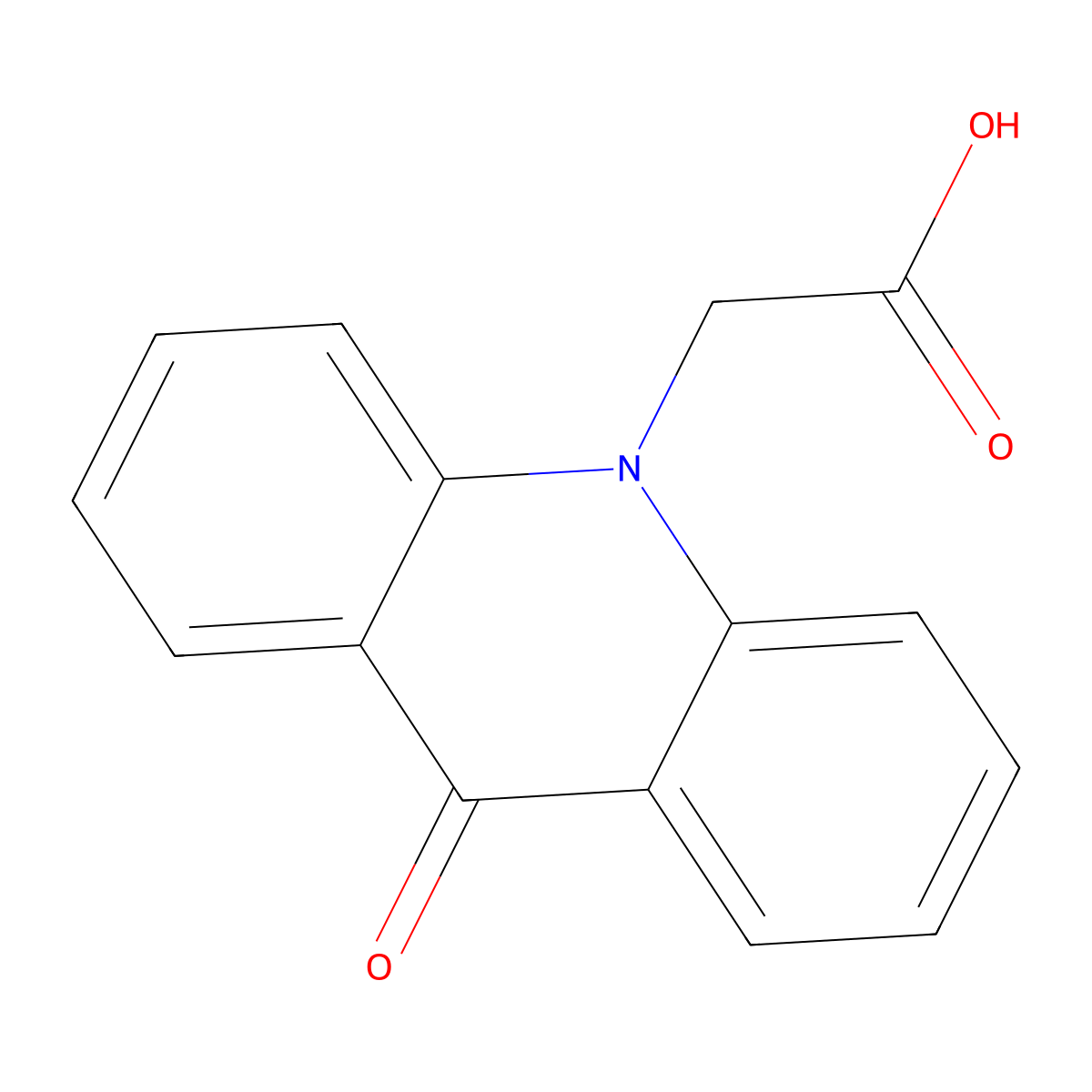 Cridanimod molecular structure, CAS 38609-97-1