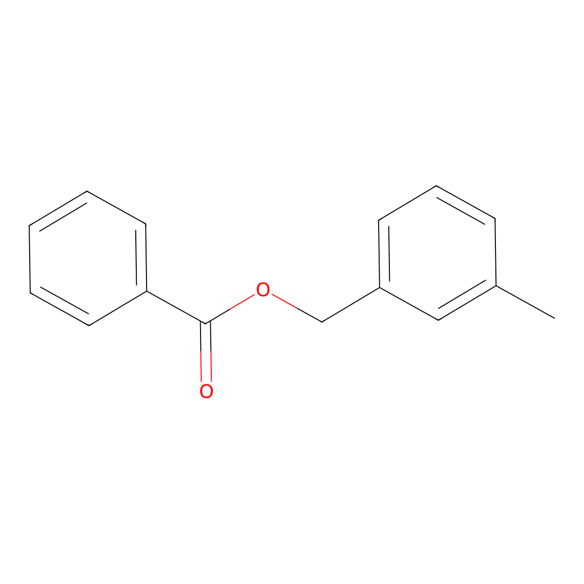 (3-Methylphenyl)methyl benzoate molecular structure, CAS 38612-03-2