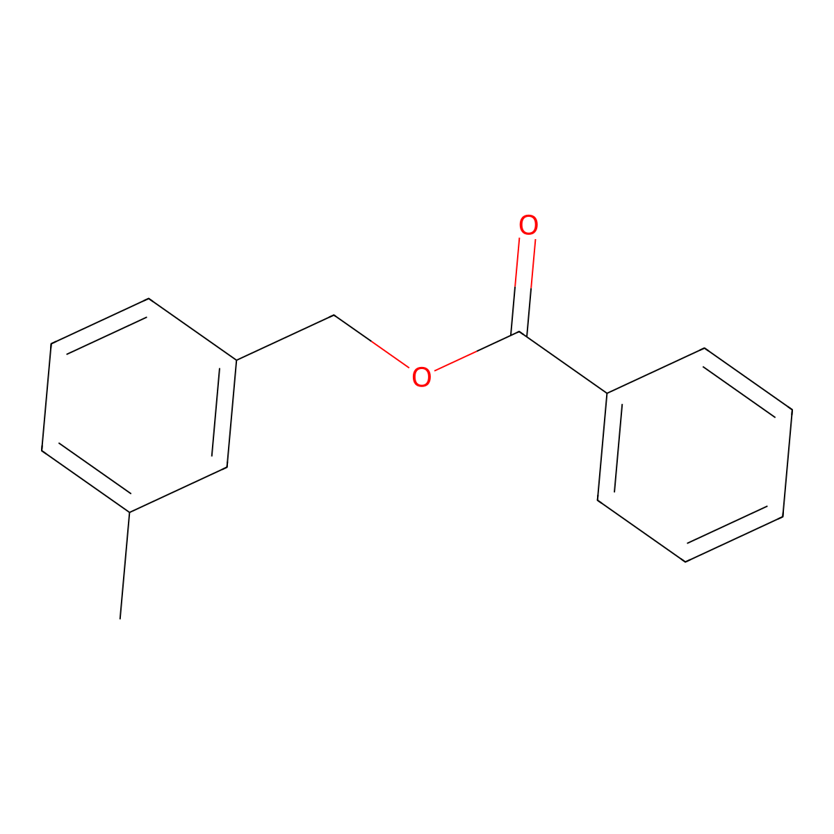 (3-Methylphenyl)methyl benzoate molecular structure, CAS 38612-03-2