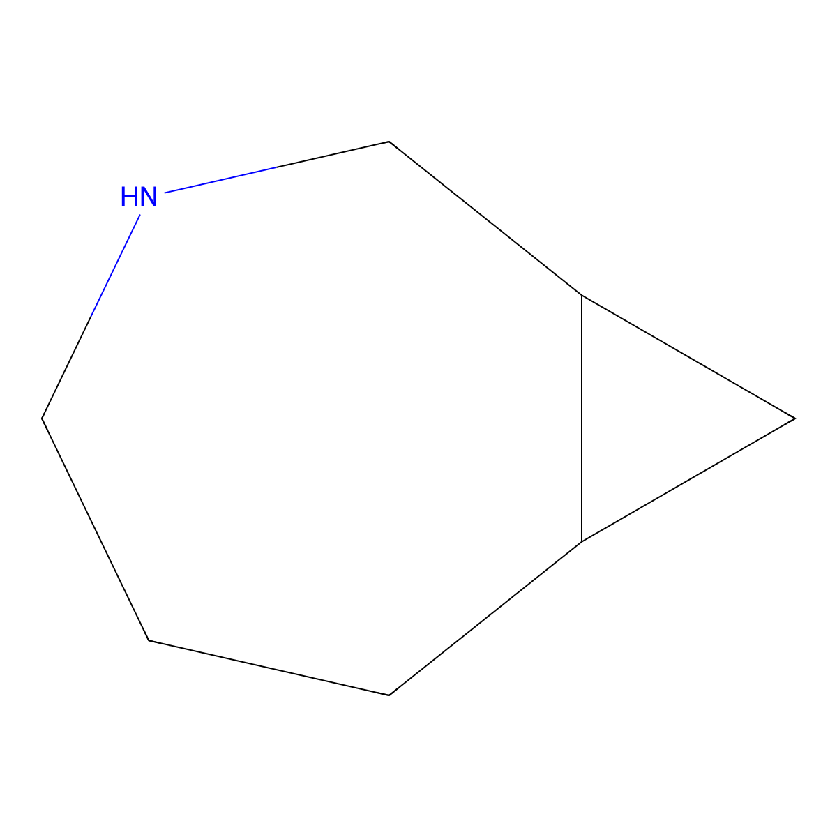 3-Aza-bicyclo[5.1.0]octane molecular structure, CAS 38617-14-0