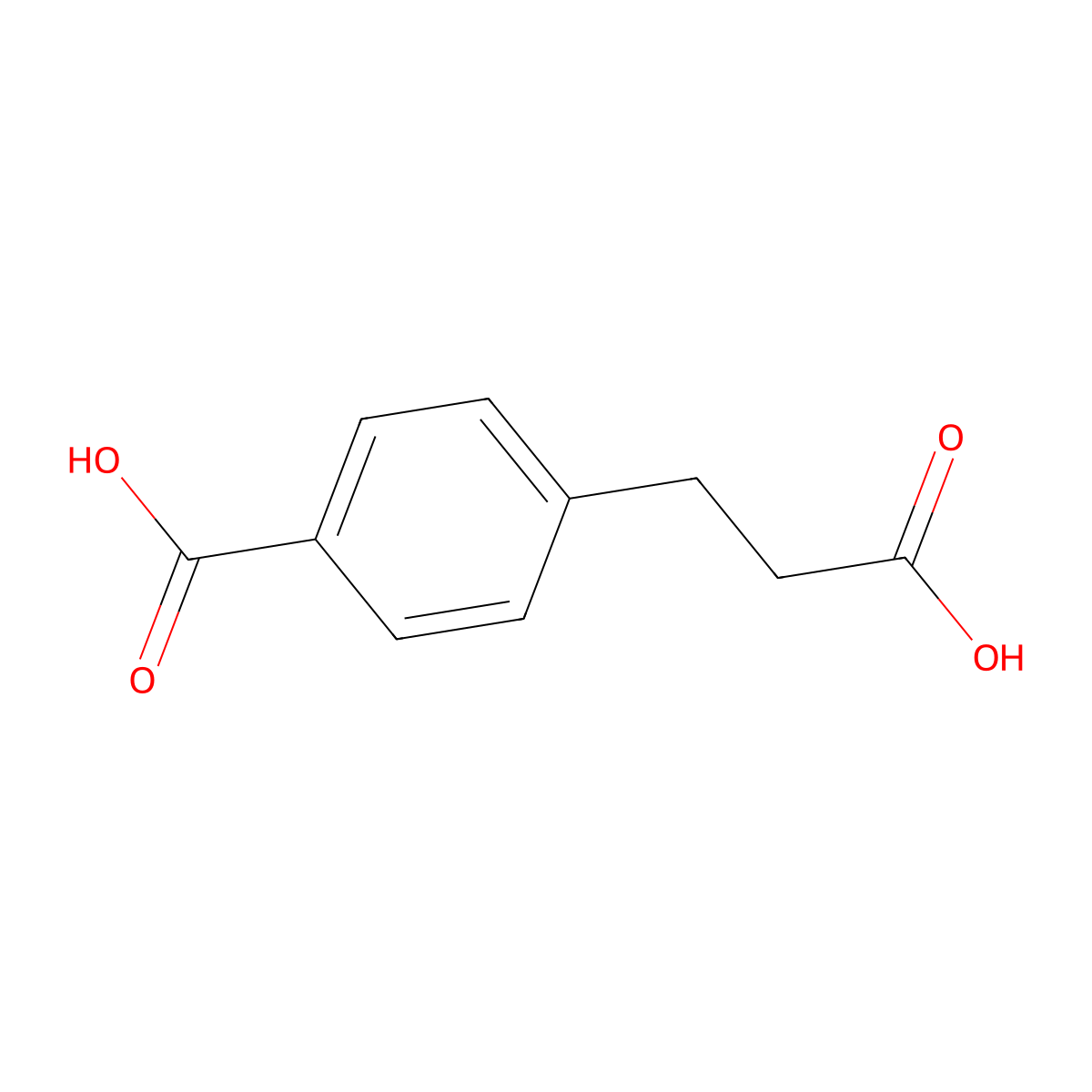 3-(4-Carboxyphenyl)propionic Acid molecular structure, CAS 38628-51-2
