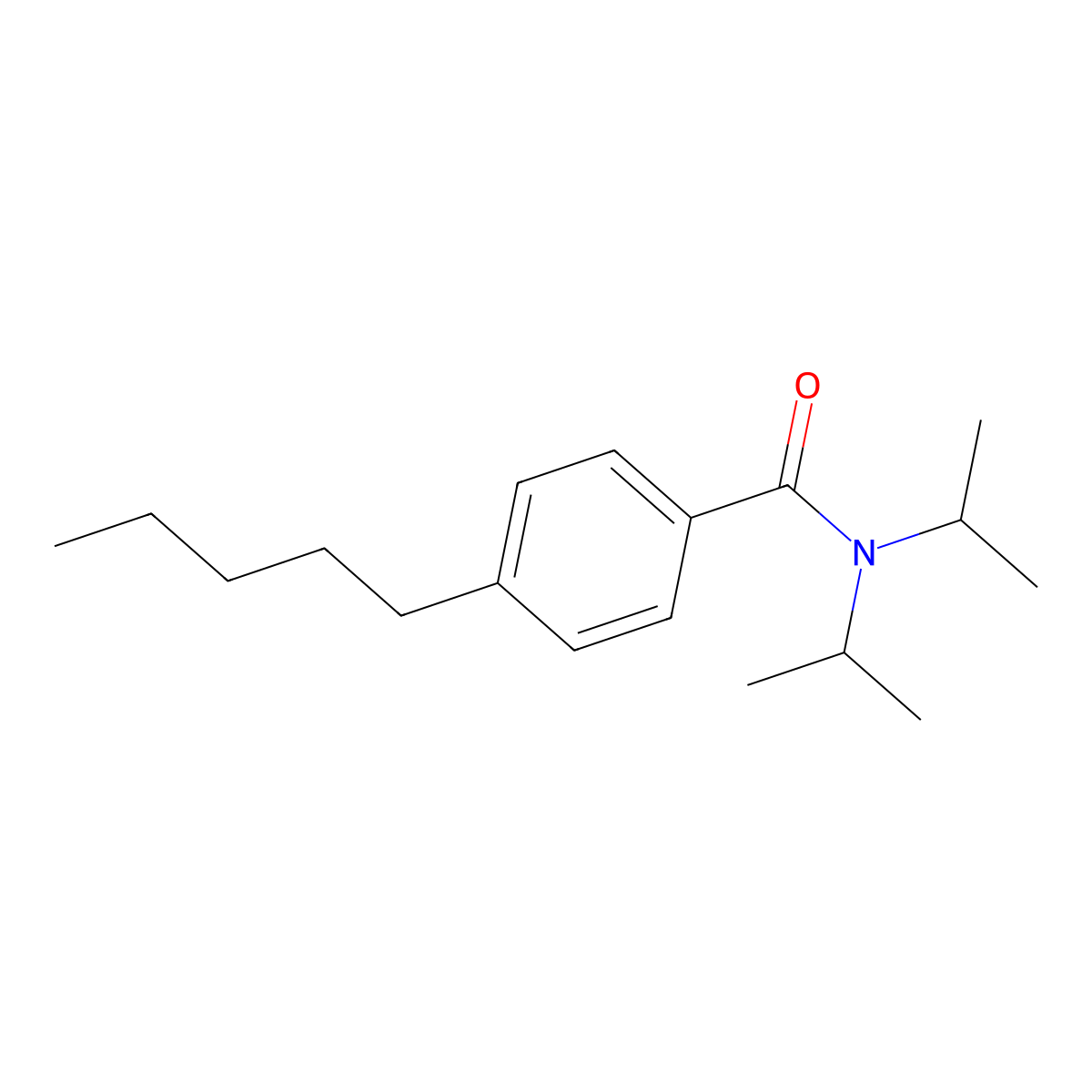 N,N-Diisopropyl-4-pentylbenzamide molecular structure, CAS 38630-89-6