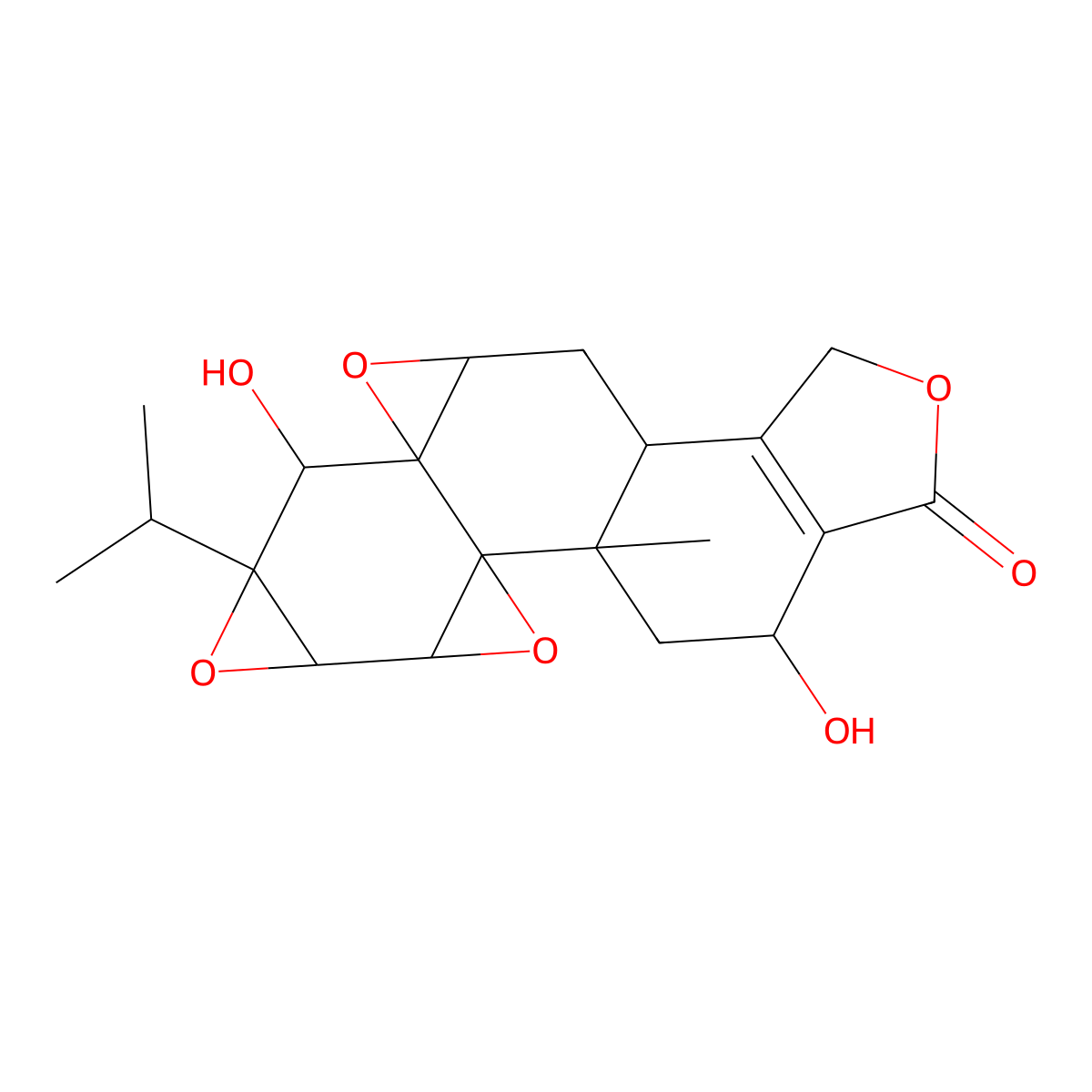 Tripdiolide molecular structure, CAS 38647-10-8