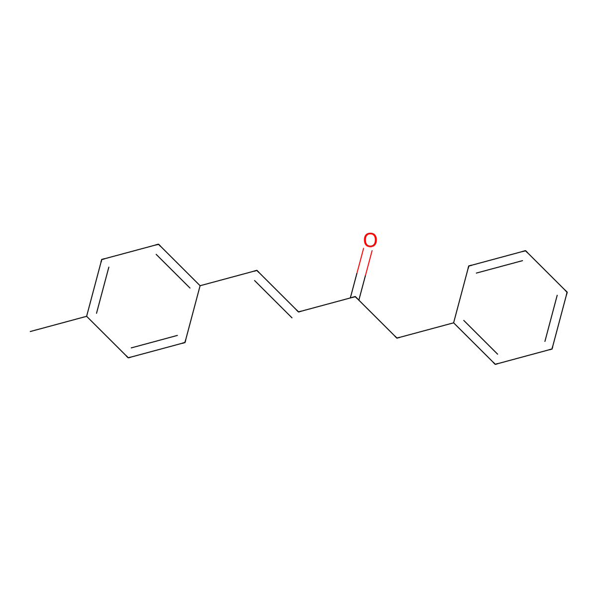 4-(4-Methylphenyl)-1-phenyl-3-buten-2-one molecular structure, CAS 38661-85-7