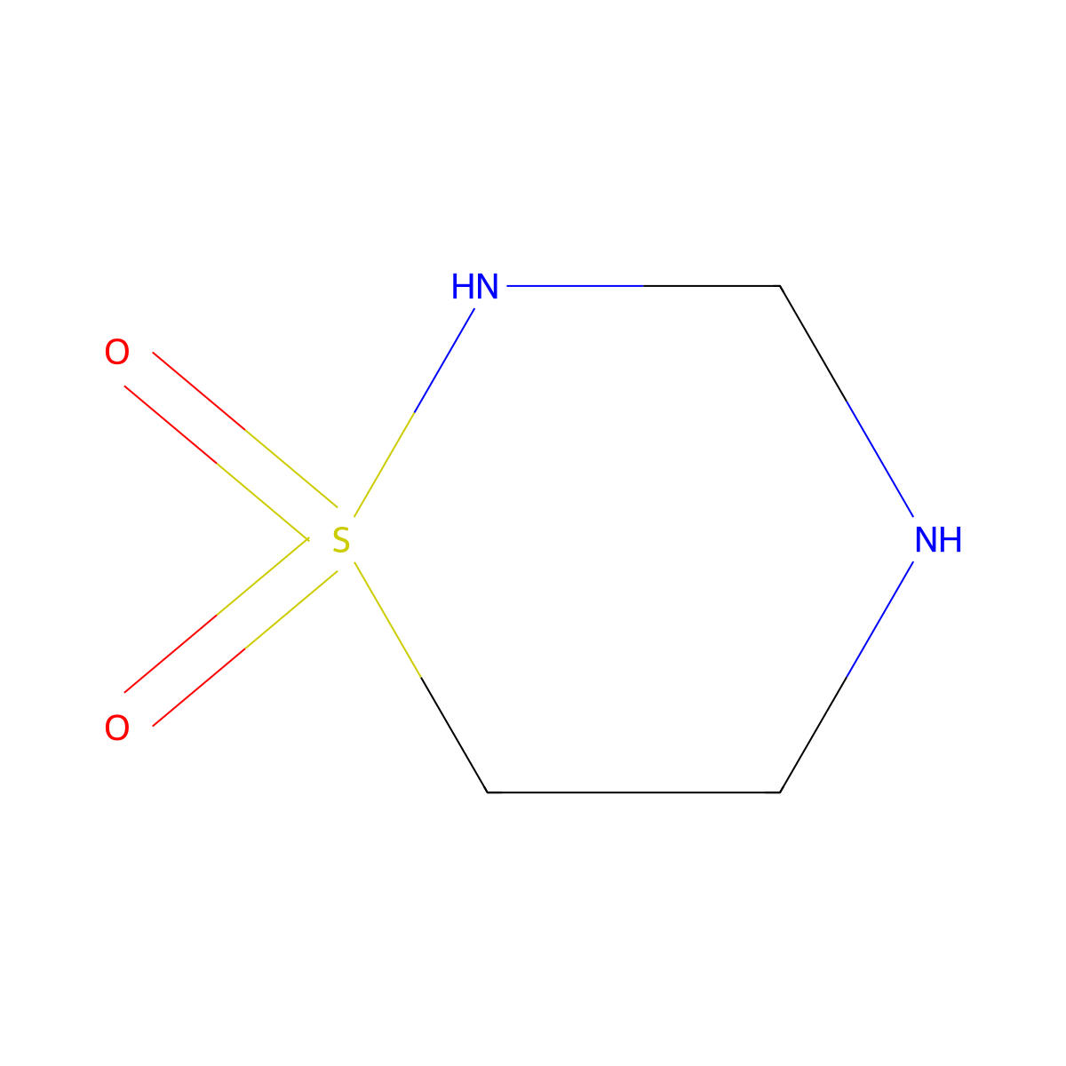 Taurultam molecular structure, CAS 38668-01-8