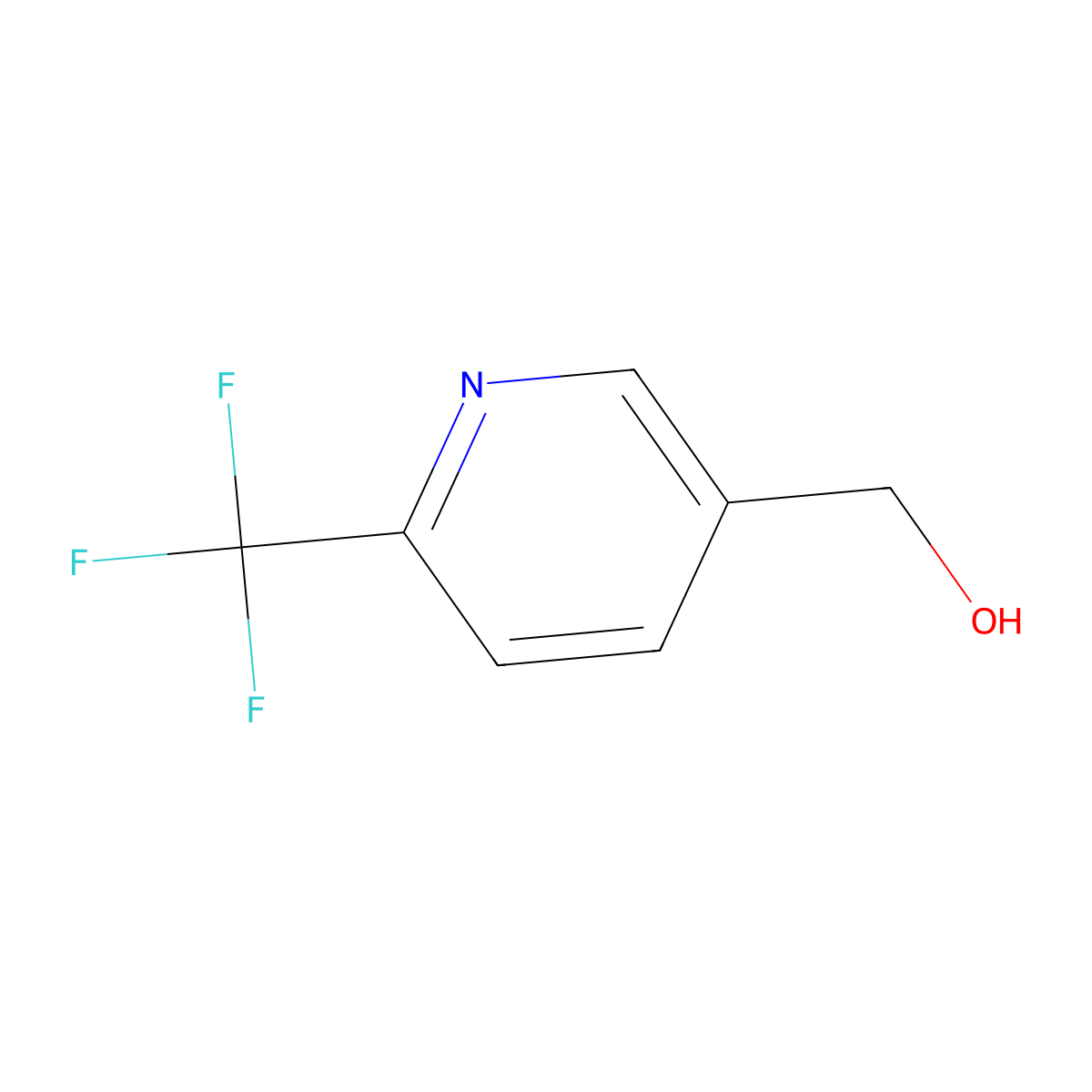 6-(Trifluoromethyl)pyridine-3-methanol molecular structure, CAS 386704-04-7