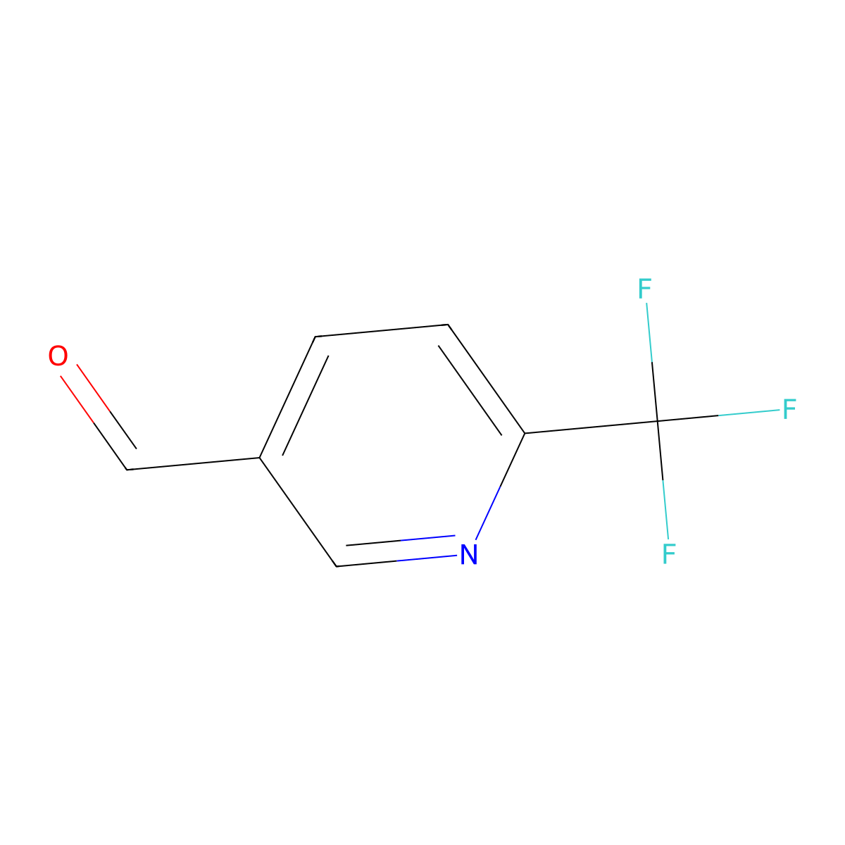 6-(Trifluoromethyl)pyridine-3-carboxaldehyde molecular structure, CAS 386704-12-7