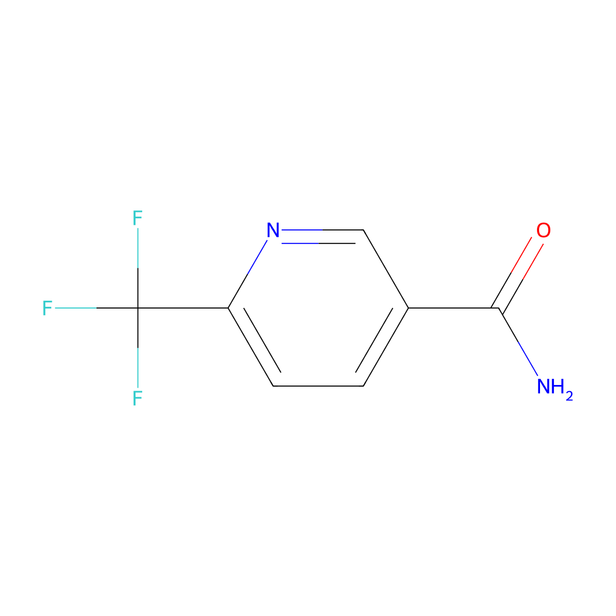 6-(Trifluoromethyl)nicotinamide molecular structure, CAS 386715-35-1