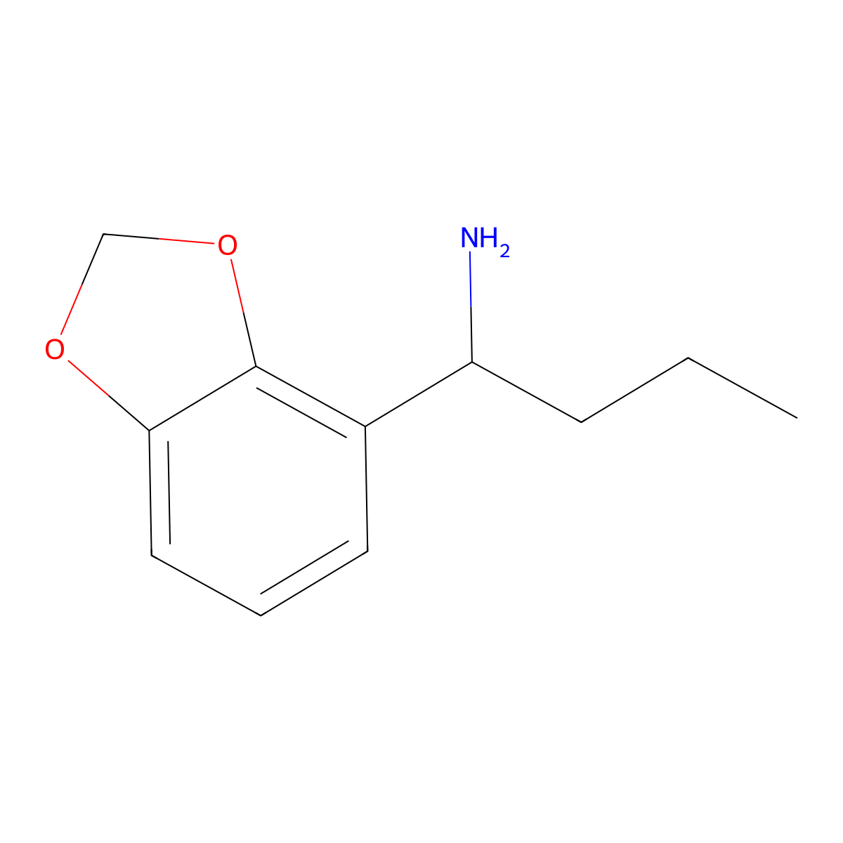 (R)-1-(Benzo[d][1,3]dioxol-4-yl)butan-1-amine molecular structure, CAS 386747-80-4