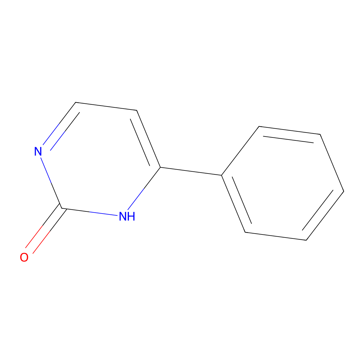 4-Phenylpyrimidin-2-ol molecular structure, CAS 38675-31-9