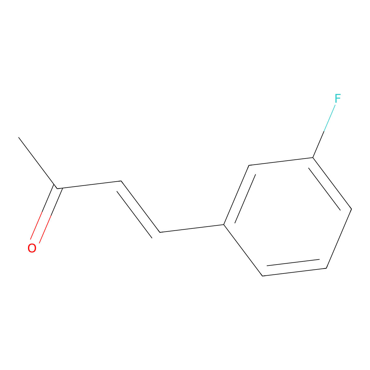 (E)-4-(3-fluorophenyl)but-3-en-2-one molecular structure, CAS 38675-91-1