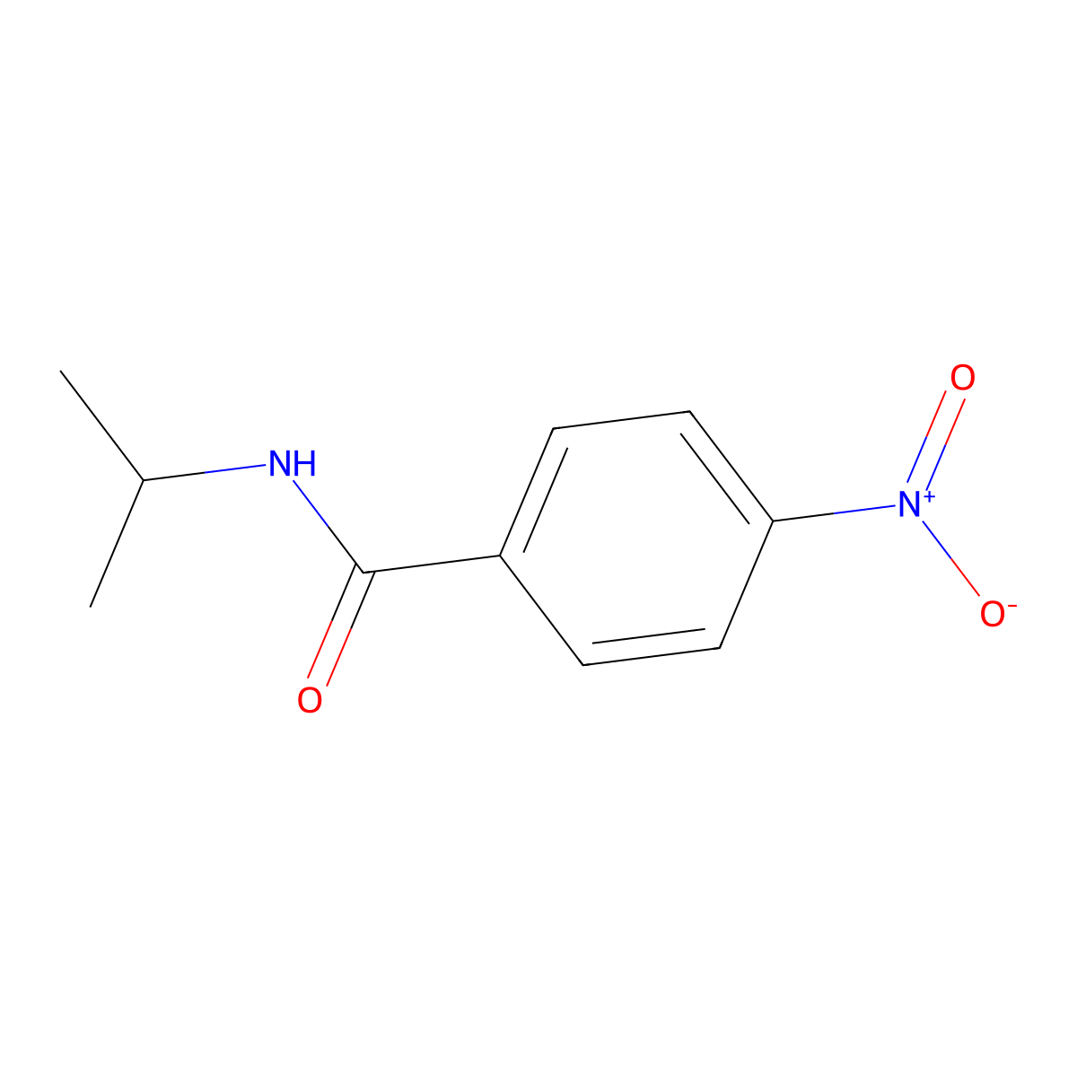 N-Isopropyl-4-nitrobenzamide molecular structure, CAS 38681-76-4
