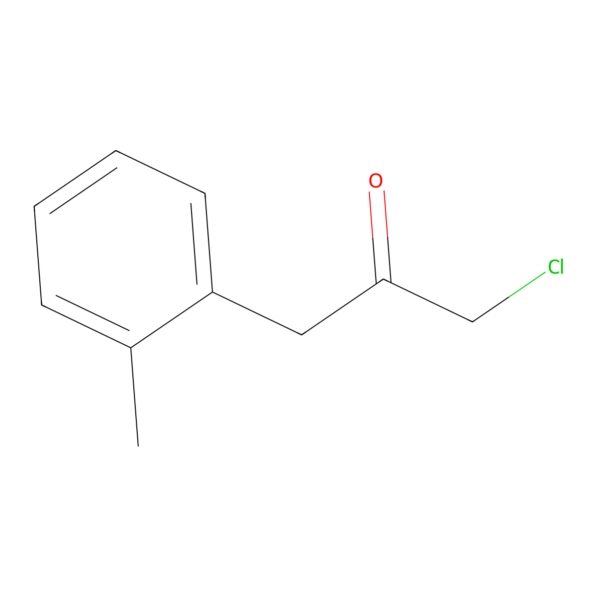 1-Chloro-3-(2-methylphenyl)propan-2-one molecular structure, CAS 38694-33-6