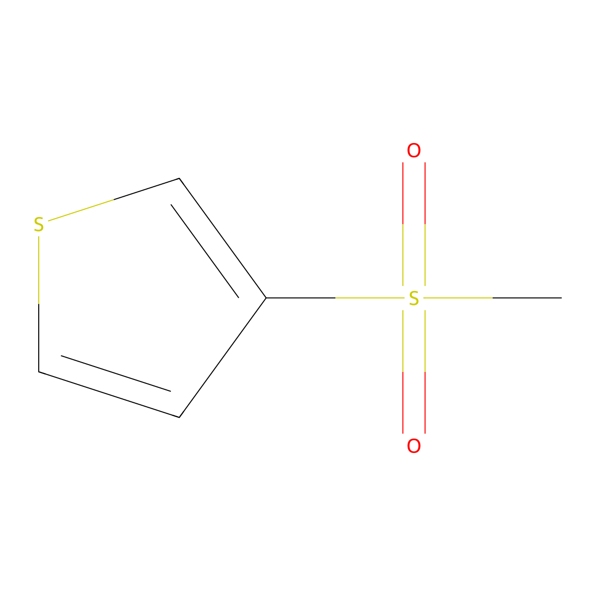 3-(Methylsulfonyl)thiophene molecular structure, CAS 38695-58-8