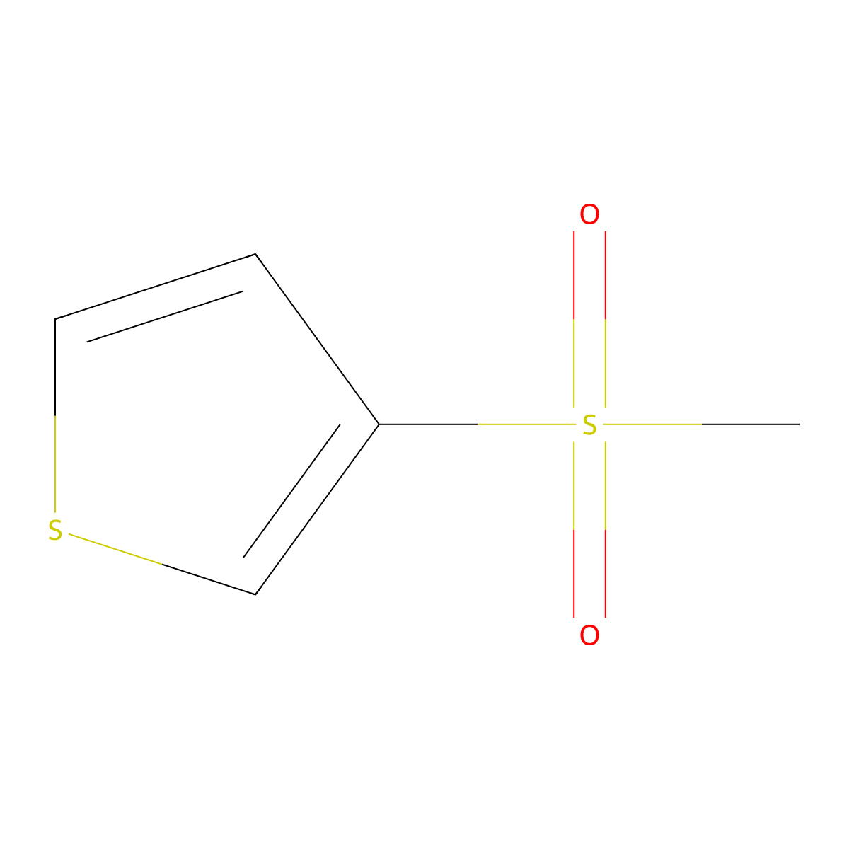 3-(Methylsulfonyl)thiophene molecular structure, CAS 38695-58-8