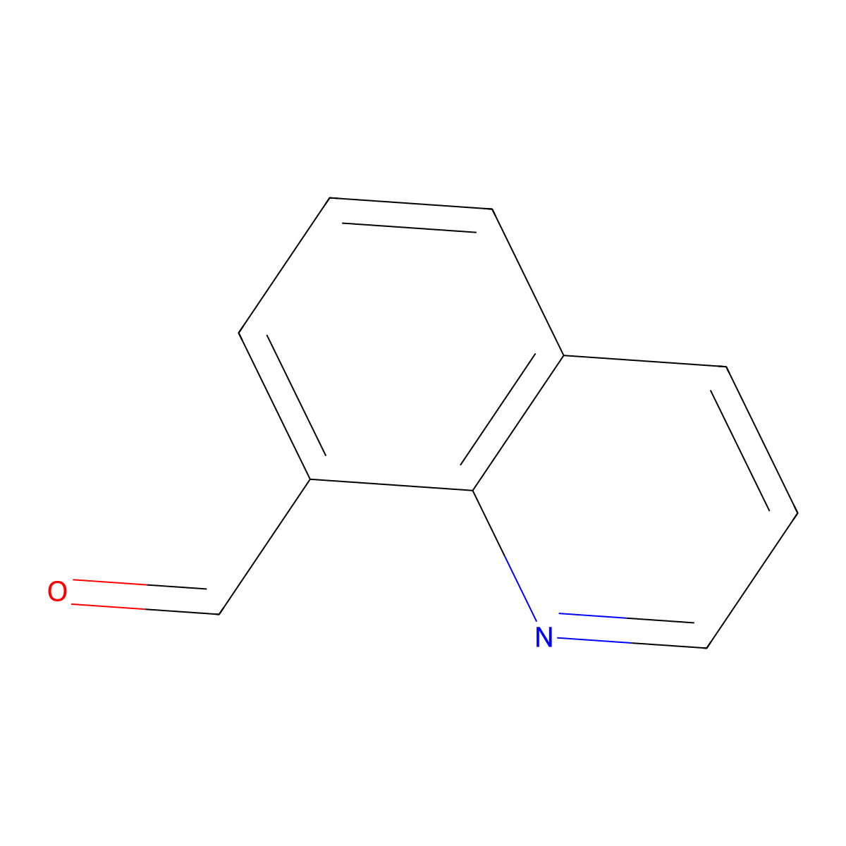 8-Quinolinecarboxaldehyde molecular structure, CAS 38707-70-9