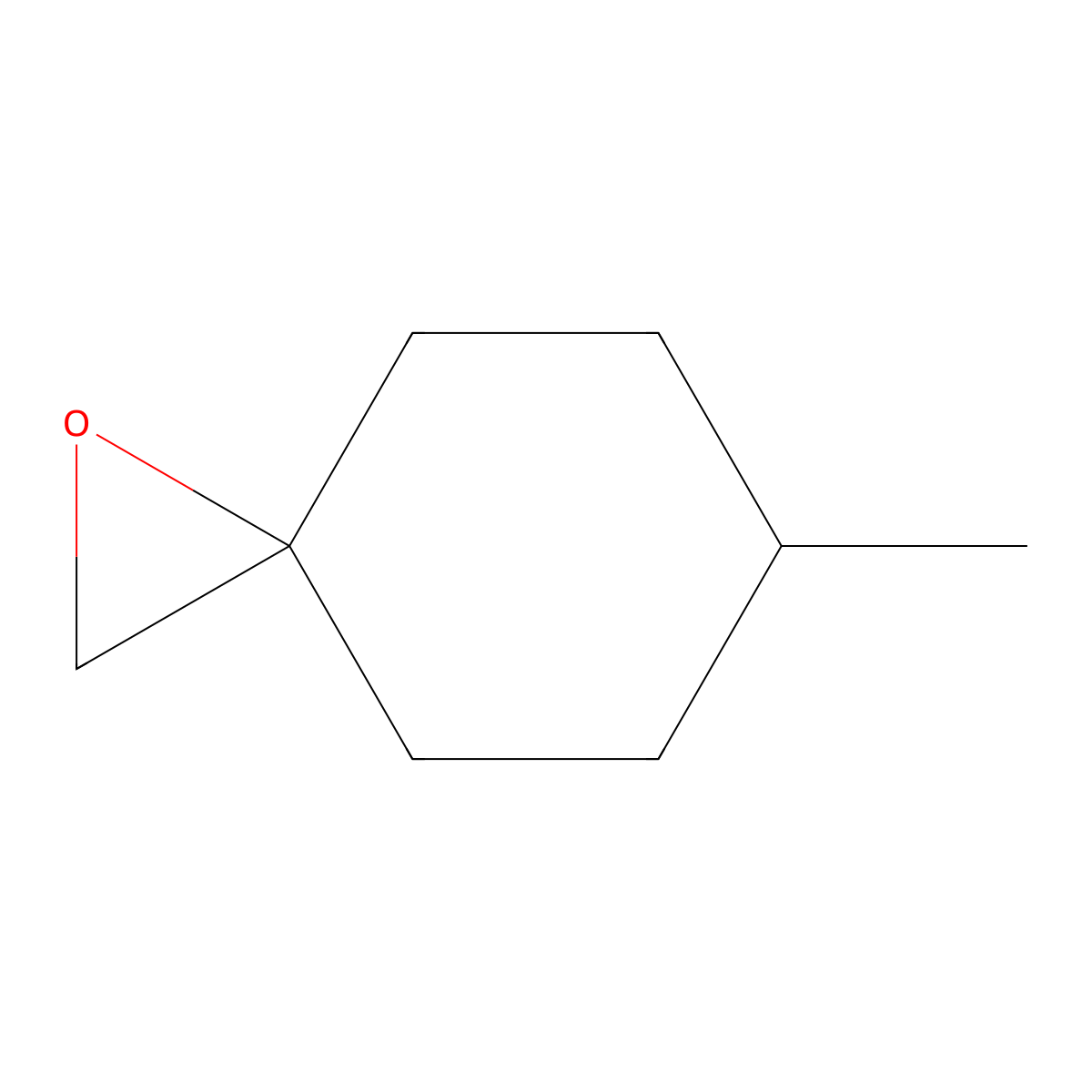 6-Methyl-1-oxaspiro(2.5)octane molecular structure, CAS 38709-71-6