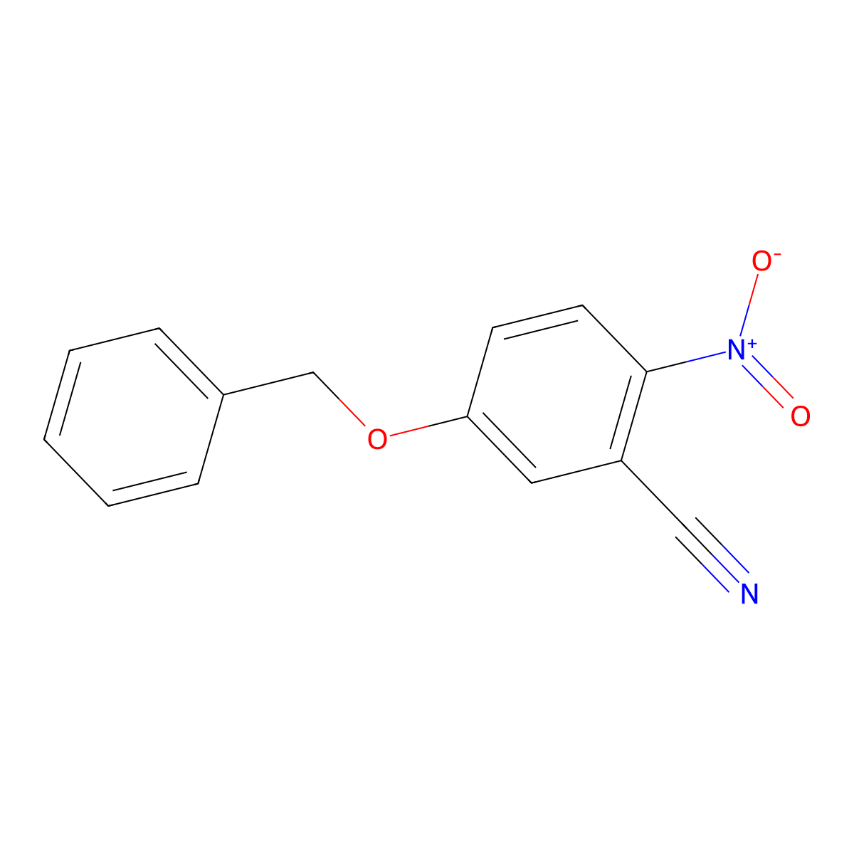 5-(Benzyloxy)-2-nitrobenzonitrile molecular structure, CAS 38713-61-0