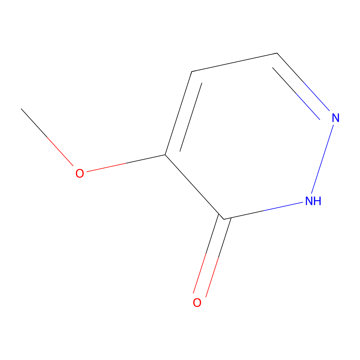 4-methoxypyridazin-3(2H)-one molecular structure, CAS 38732-07-9