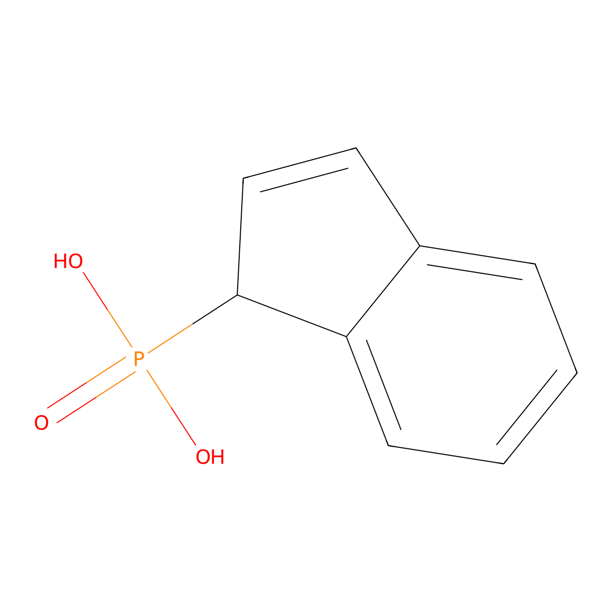 (1H-Inden-1-yl)phosphonic acid molecular structure, CAS 387361-84-4