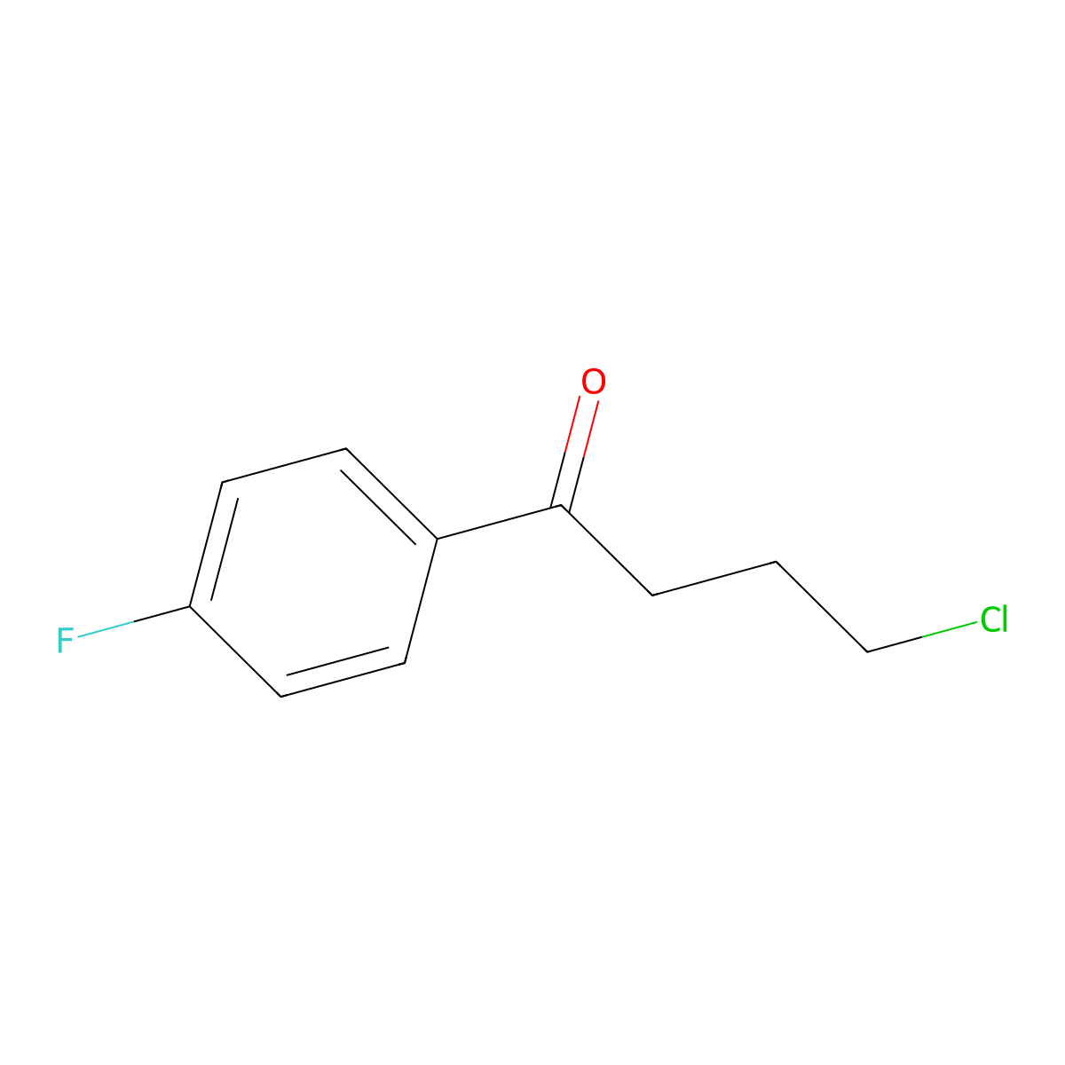 3-(4-Fluorobenzoyl)propyl chloride molecular structure, CAS 3874-54-2