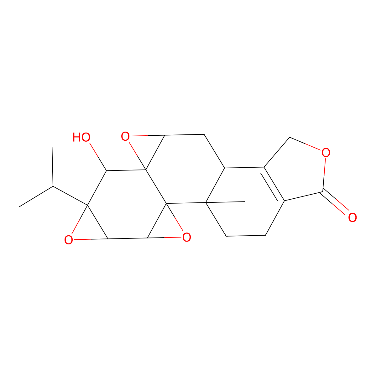 Triptolide molecular structure, CAS 38748-32-2