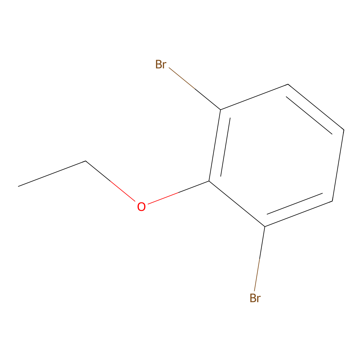 1,3-Dibromo-2-ethoxybenzene molecular structure, CAS 38751-60-9
