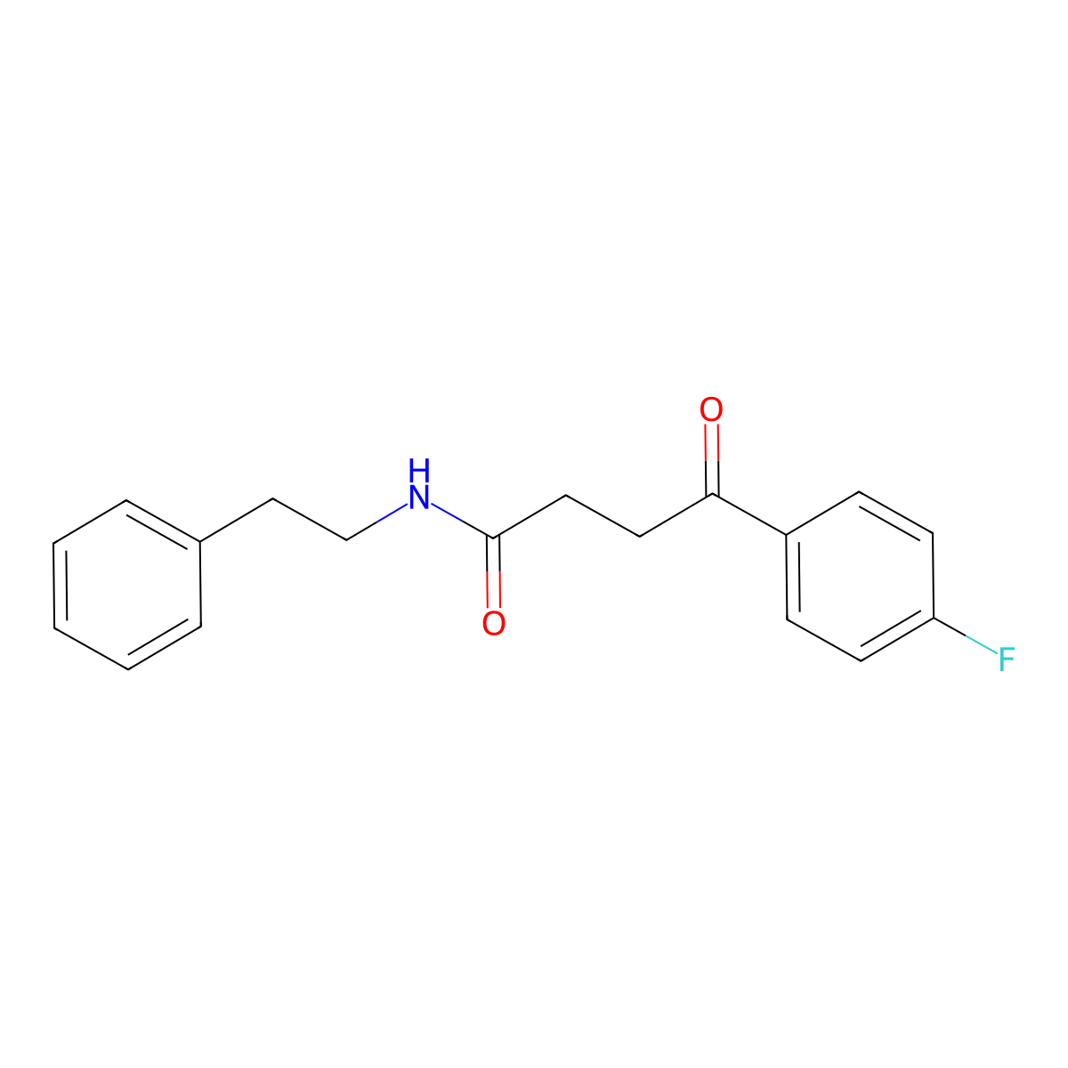 4-(4-Fluorophenyl)-4-oxo-N-(2-phenylethyl)butanimidic acid molecular structure, CAS 38752-62-4