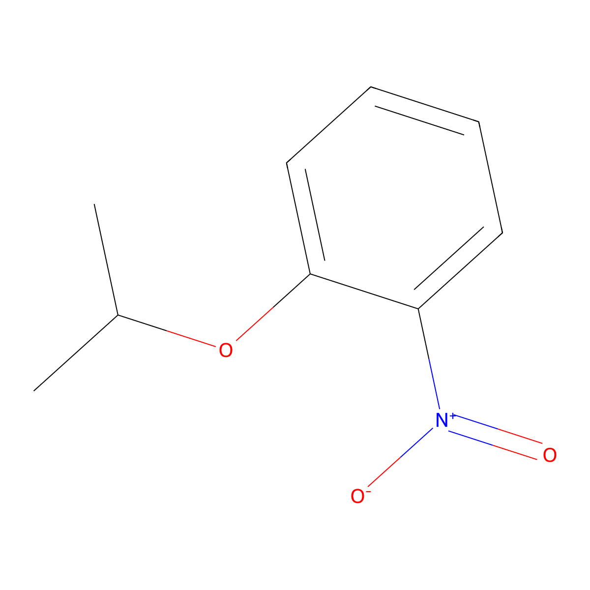 1-(1-Methylethoxy)-2-nitrobenzene molecular structure, CAS 38753-50-3