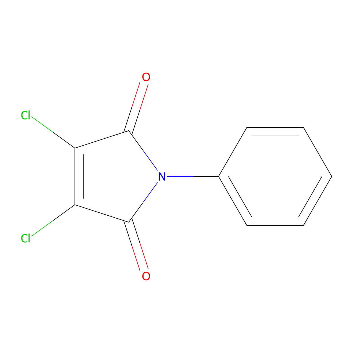 2,3-Dichloro-N-phenylmaleimide molecular structure, CAS 3876-05-9