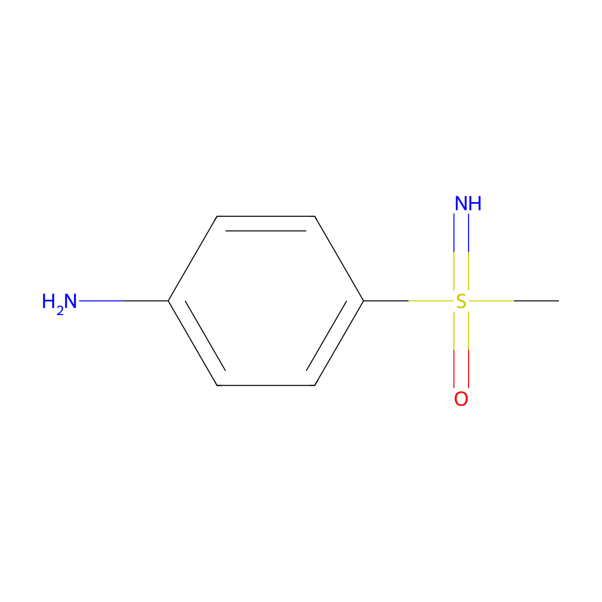 (4-Aminophenyl)(imino)methyl-lambda6-sulfanone molecular structure, CAS 38764-51-1
