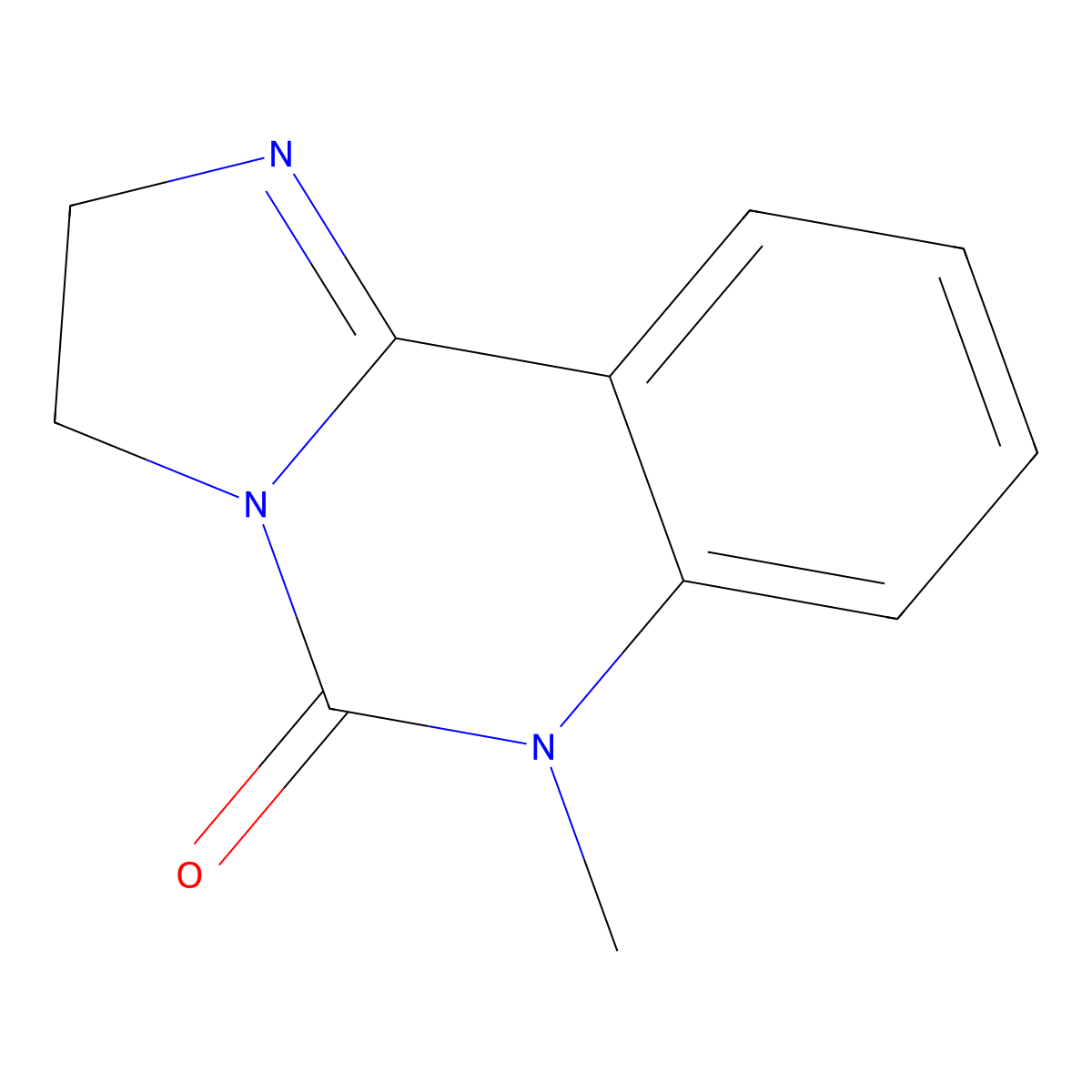6-methyl-2,6-dihydroimidazo[1,2-c]quinazolin-5(3H)-one molecular structure, CAS 38767-53-2