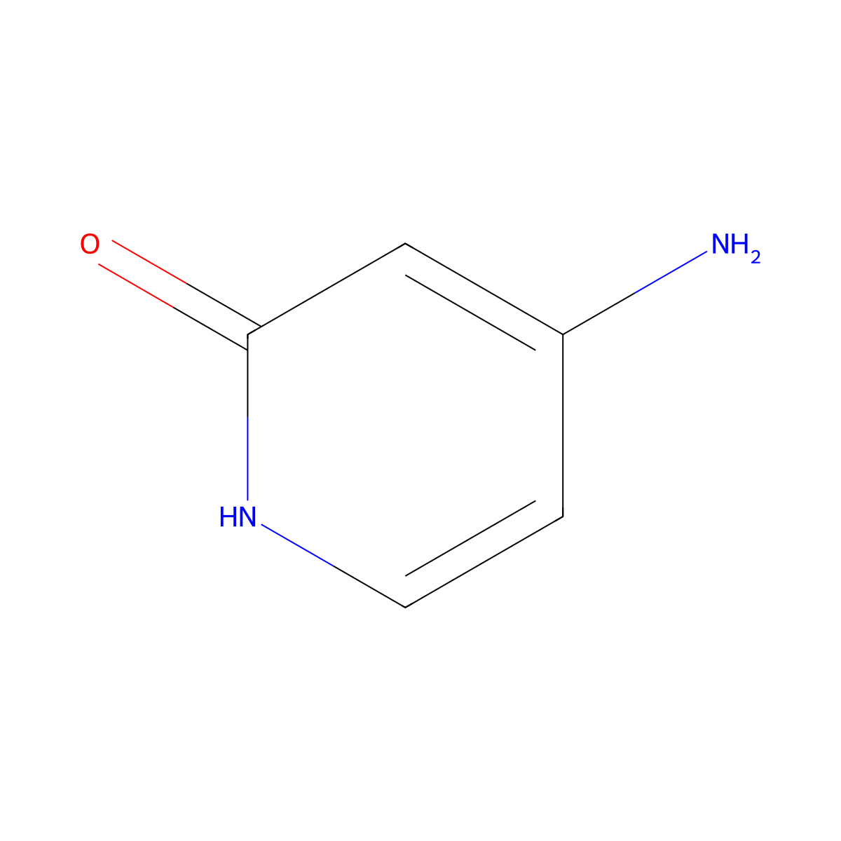 4-Amino-1,2-dihydropyridin-2-one molecular structure, CAS 38767-72-5