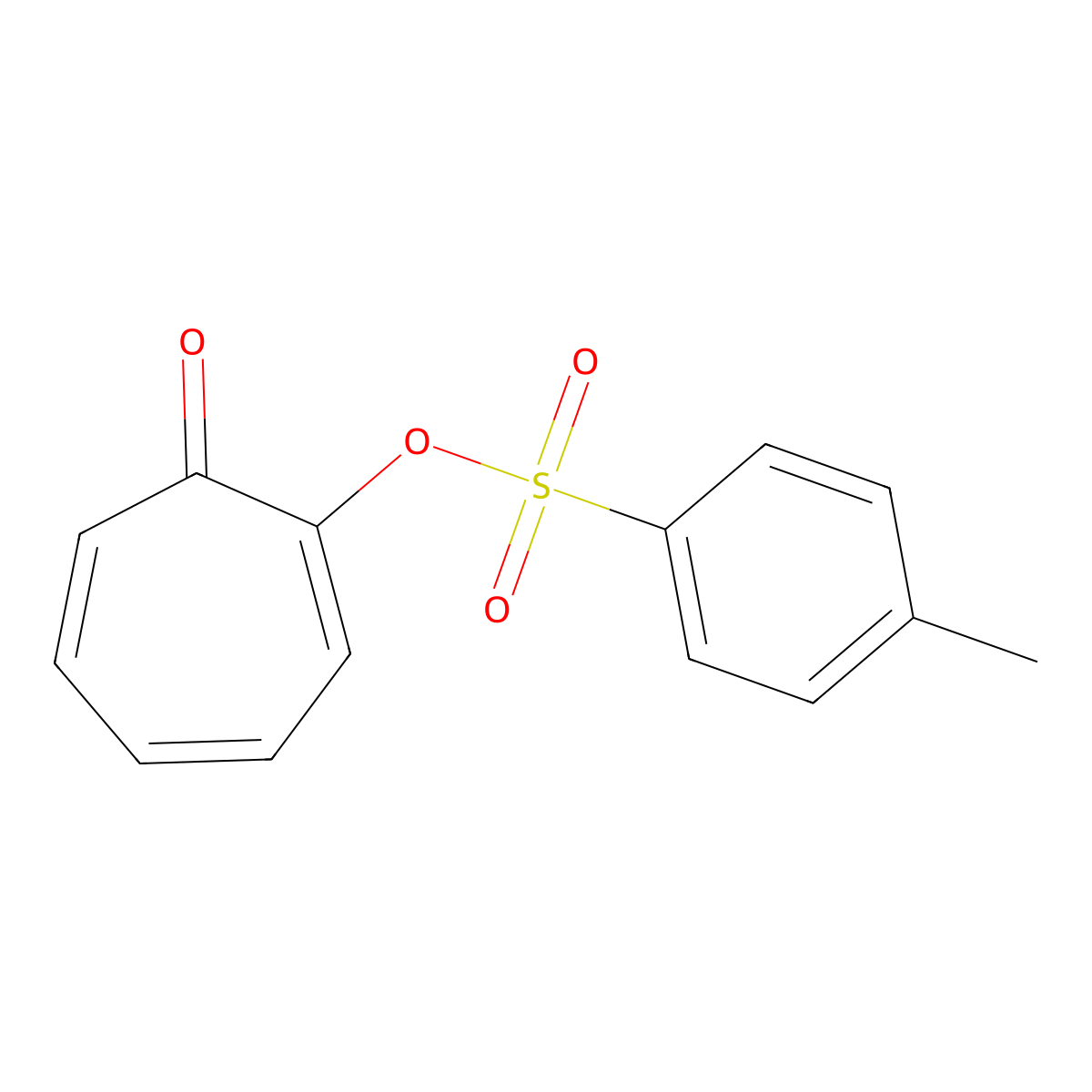 Tropolone Tosylate molecular structure, CAS 38768-08-0