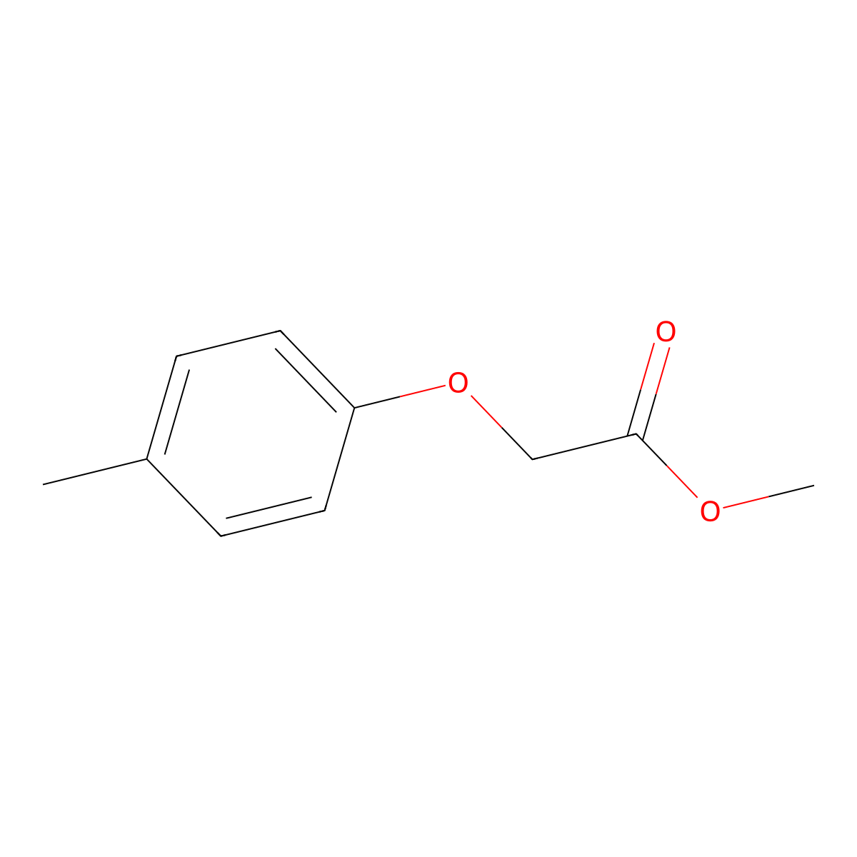 Methyl (p-tolyloxy)acetate molecular structure, CAS 38768-63-7