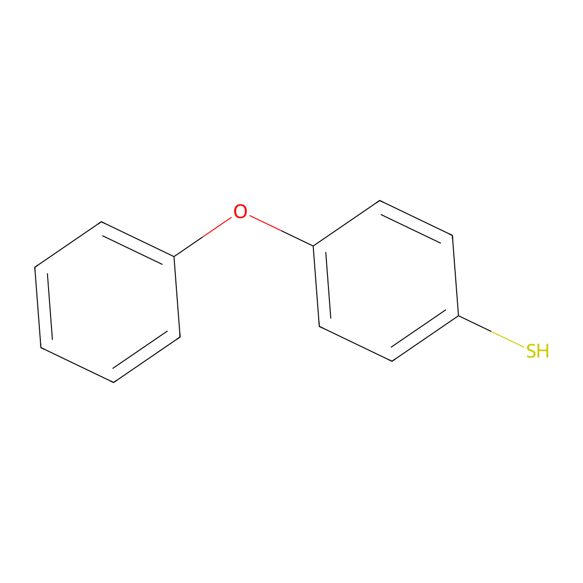 4-Phenoxythiophenol molecular structure, CAS 38778-05-1