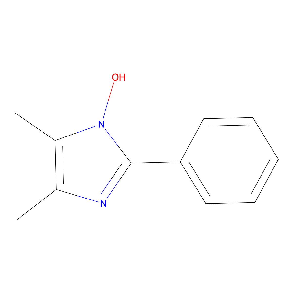 4,5-Dimethyl-2-phenyl-1H-imidazol-1-OL molecular structure, CAS 38779-78-1