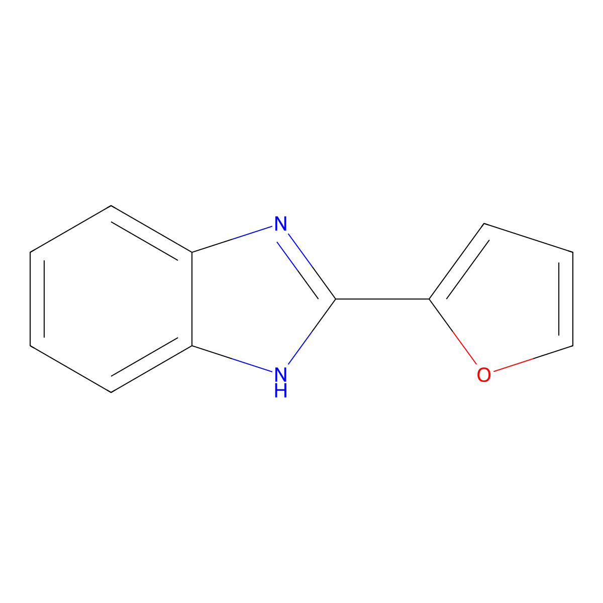 Fuberidazole molecular structure, CAS 3878-19-1