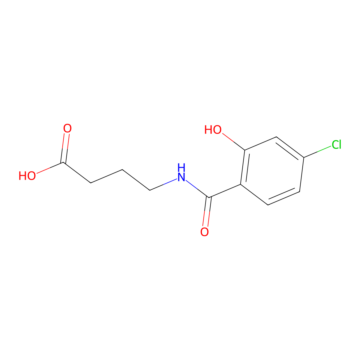 Salclobuzic Acid molecular structure, CAS 387825-03-8